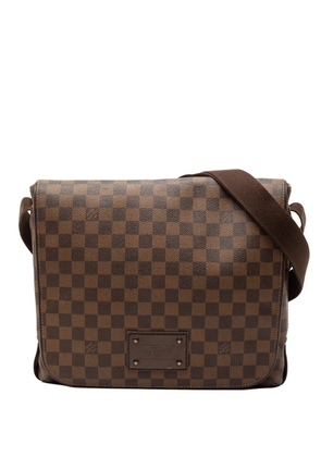Louis Vuitton Pre-Owned 2010 Damier Ebene Brooklyn MM crossbody bag - Brown