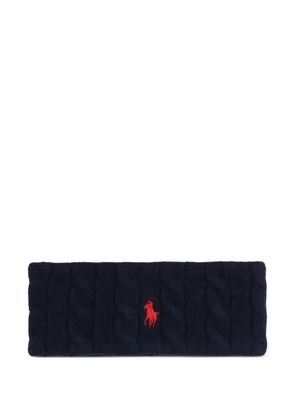 Polo Ralph Lauren knitted logo-embroidered headband - Black