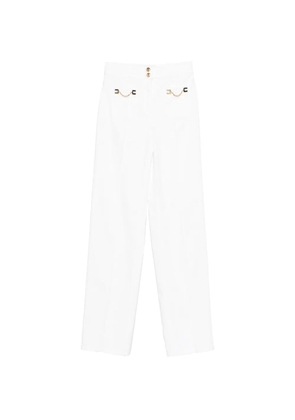 Elisabetta Franchi chain-detail jeans - White
