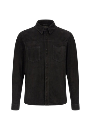 Giorgio Brato chest-pocket shirt jacket - Black