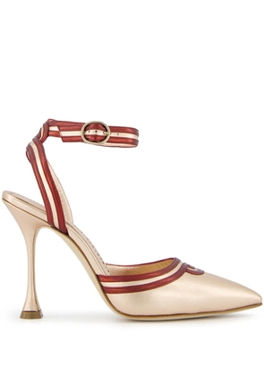 Manolo Blahnik 105mm Chonga pumps - Neutrals