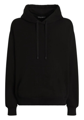 Dolce & Gabbana logo-embossed hoodie - Black