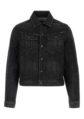 TOM FORD long-sleeves denim jacket - Black