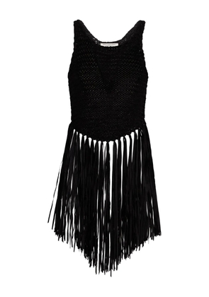Philosophy Di Lorenzo Serafini fringe-detail top - Black