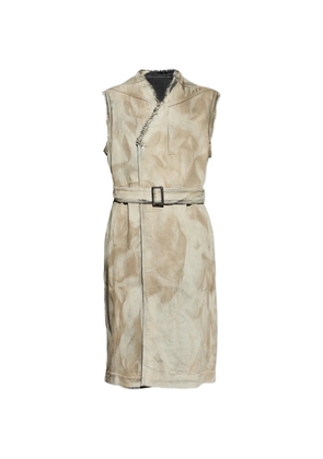 Rick Owens belted coat - Neutrals