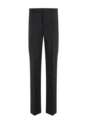 Moschino wool straight-leg trousers - Black