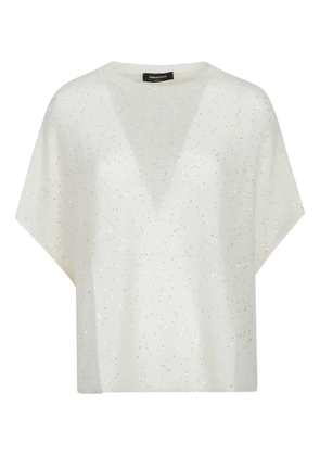 Fabiana Filippi sequin-embellished top - Neutrals