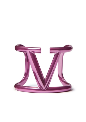 Valentino Garavani VLogo Signature metallic bangle - Pink