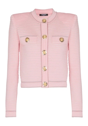 Balmain cropped cardigan - Pink