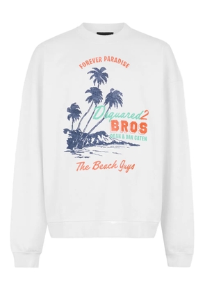 DSQUARED2 graphic-print sweatshirt - White