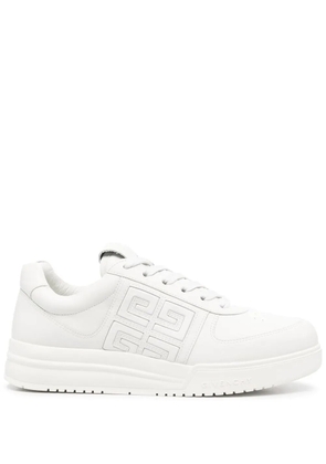 Givenchy White G4 Leather Low-Top Sneakers