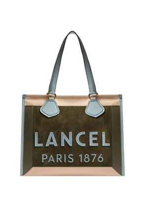 Lancel logo zip tote bag - Green