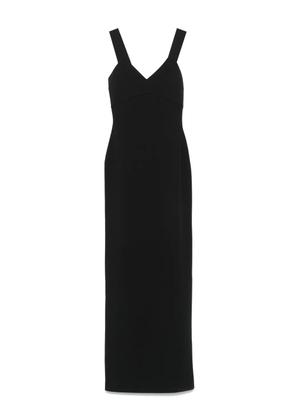 Solace London v-neck dress - Black