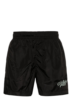 Givenchy logo-embroidered swim shorts - Black