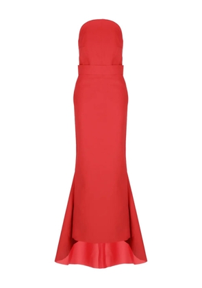 Solace London Citra strapless belted dress - Red