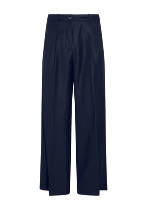 Nine In The Morning pleated tailored trousers - Blue