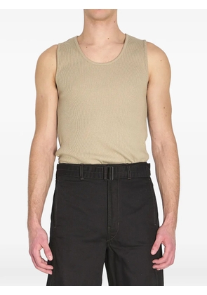 LEMAIRE ribbed tank top - Neutrals