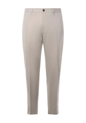 BE ABLE buttoned wool trousers - Neutrals