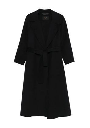 Paltò Paola belted wool coat - Black
