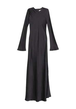 Semicouture flared maxi dress - Black