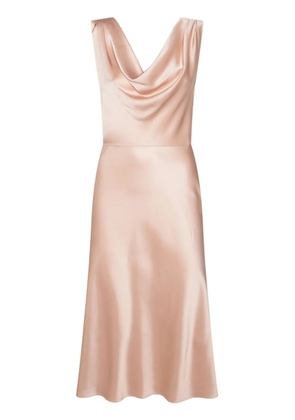 Blumarine satin midi dress - Pink