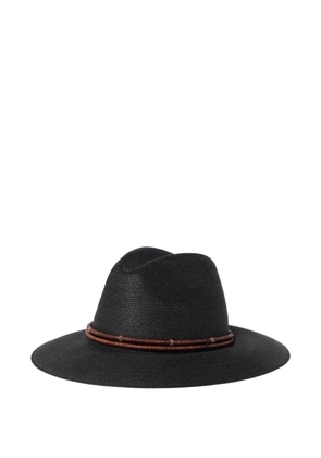 Brunello Cucinelli jewel-piece hat - Black
