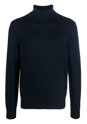 Emporio Armani roll-neck knit jumper - Blue