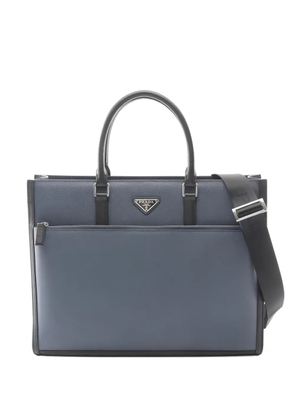 Prada Pre-Owned 2010s leather tote bag - Blue