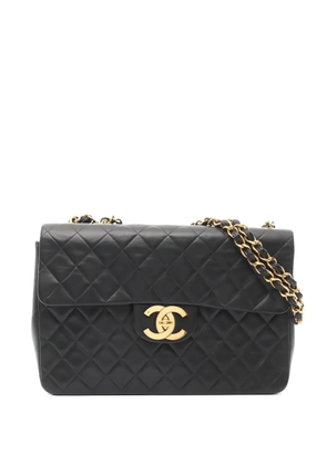 CHANEL Pre-Owned 2010s 34 diamond-quilting chain-strap shoulder bag - Black