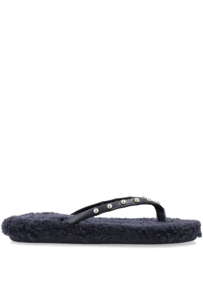 Ancient Greek Sandals Saionara slides - Black