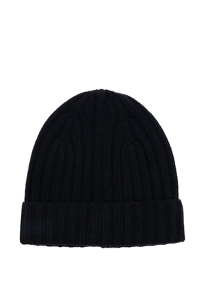 BeYou ribbed-knit cashmere beanie - Blue