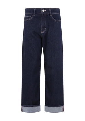 ICON DENIM Tiny cuffed jeans - Blue