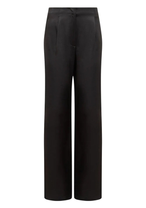 MSGM satin trousers - Black
