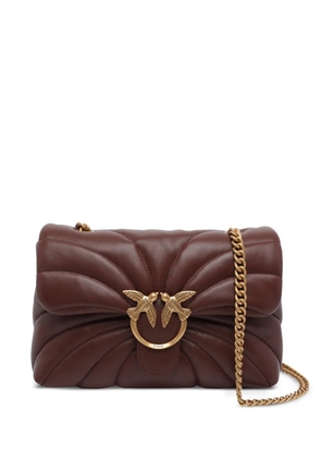 PINKO Love Puff quilted shoulder bag - Brown