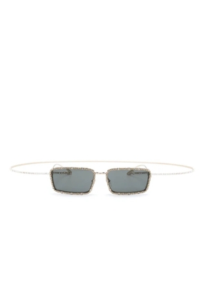 Gucci Eyewear rectangle-frame sunglasses - Gold