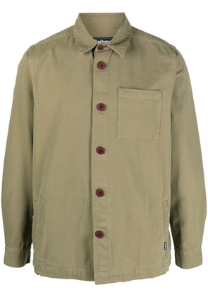 Barbour patch-pocket cotton shirt - Green