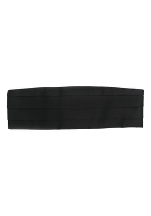 Stella McCartney pleated satin belt - Black