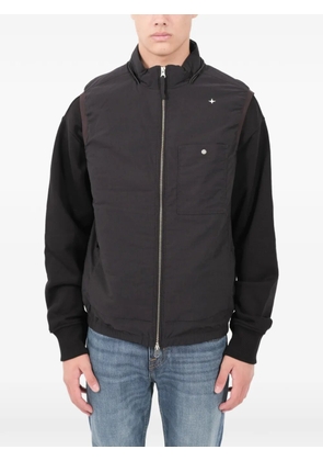 Stone Island zip-up gilet - Brown