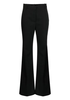 Nili Lotan Corette virgin-wool flared trousers - Black