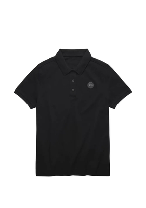Canada Goose badge polo top - Black