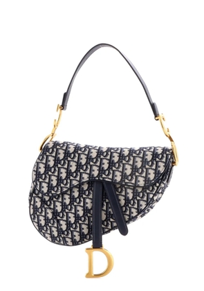 Christian Dior Pre-Owned Saddle Handbag Oblique Canvas Medium shoulder bag - Blue