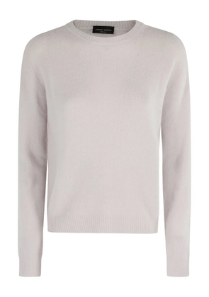 Roberto Collina round-neck cashmere-silk blend sweater - Neutrals