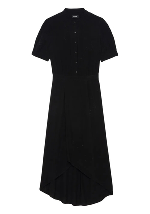 Zadig&Voltaire Romaz Strass midi dress - Black