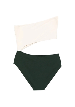 ERES one-shoulder colour-block swimsuit - Neutrals