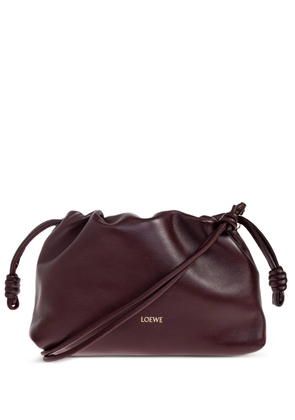 LOEWE Flamenco leather bucket bag - Red