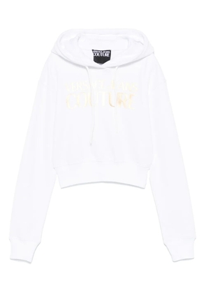 Versace Jeans Couture logo-print hoodie - White