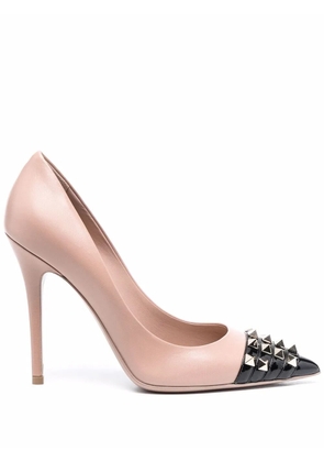 Valentino Garavani studded pointed pumps - Pink