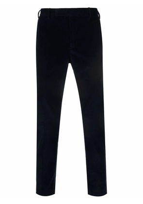PT Torino slim-fit velvet trousers - Blue