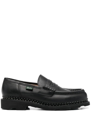 Paraboot Orsay leather moccassin loafers - Black
