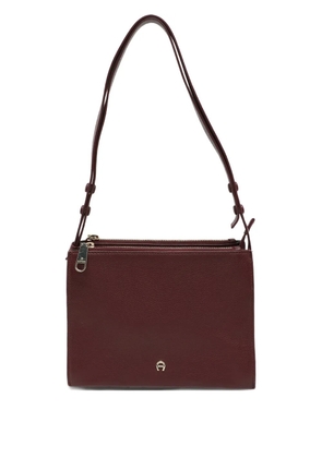 Aigner Vintage leather shoulder bag - Red